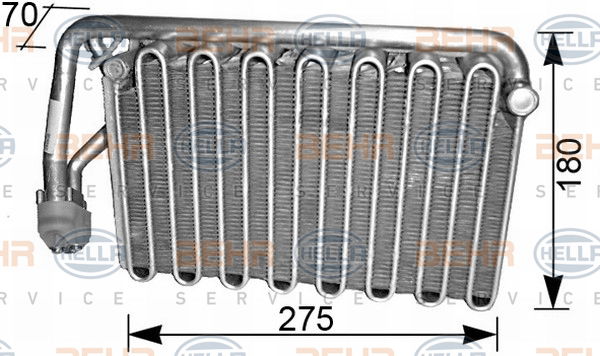 Evaporateur climatisation