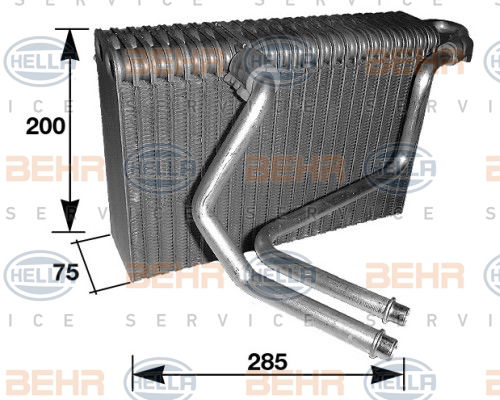 Evaporateur climatisation BEHR HELLA SERVICE