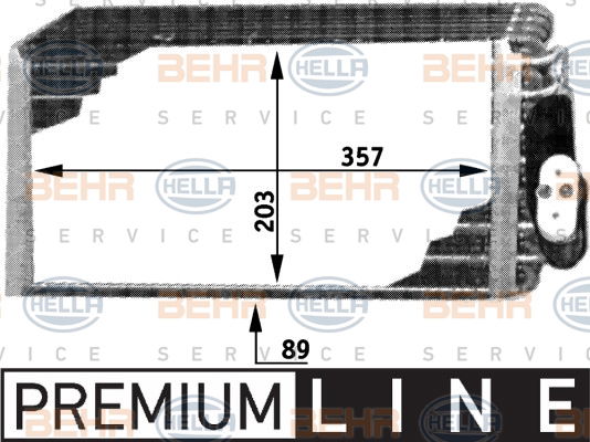 Evaporateur climatisation BEHR HELLA SERVICE *** PREMIUM LINE ***