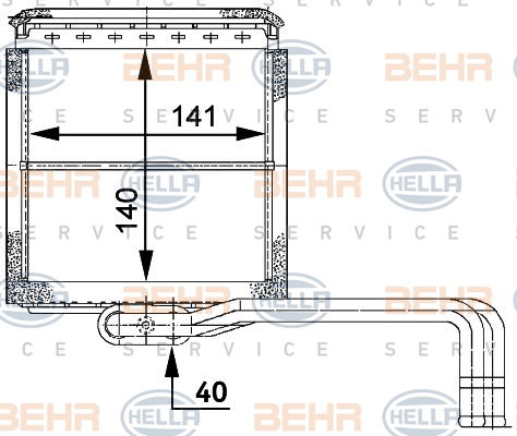 Système de chauffage BEHR HELLA SERVICE *** PREMIUM LINE ***