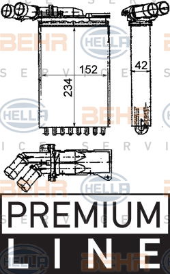 Système de chauffage BEHR HELLA SERVICE *** PREMIUM LINE ***