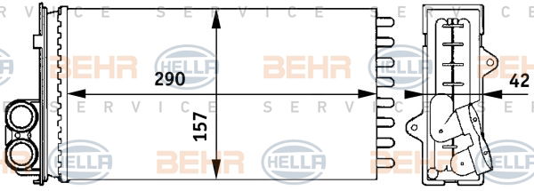 Système de chauffage BEHR HELLA SERVICE