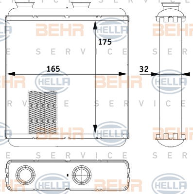 Système de chauffage BEHR HELLA SERVICE *** PREMIUM LINE ***