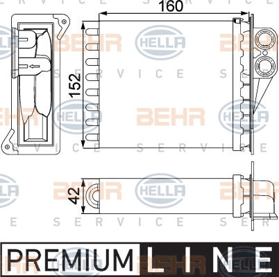 Système de chauffage BEHR HELLA SERVICE *** PREMIUM LINE ***