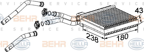 Système de chauffage BEHR HELLA SERVICE *** PREMIUM LINE ***