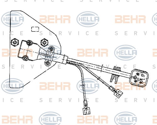 Régulateur, pulseur d'air habitacle BEHR HELLA SERVICE *** PREMIUM LINE ***