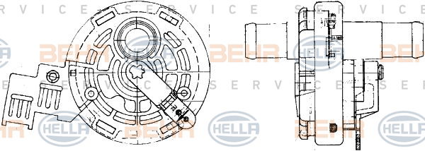 Valve magnétique BEHR HELLA SERVICE *** PREMIUM LINE ***