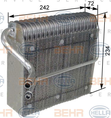 Evaporateur climatisation BEHR HELLA SERVICE *** PREMIUM LINE ***
