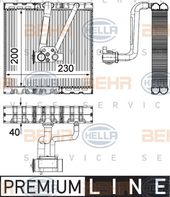 Evaporateur climatisation