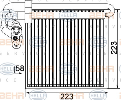 Evaporateur climatisation