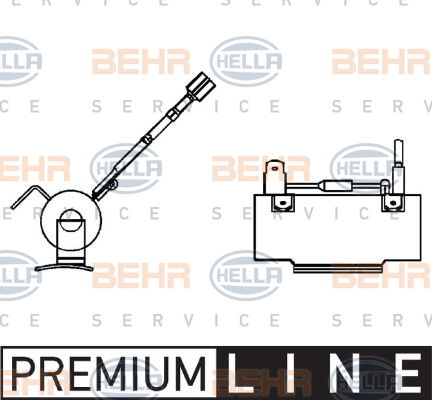 Résistance, pulseur d'air habitacle BEHR HELLA SERVICE *** PREMIUM LINE ***