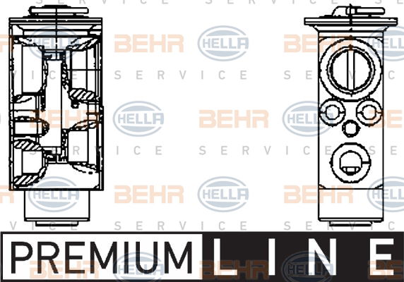 Détendeur, climatisation BEHR HELLA SERVICE *** PREMIUM LINE ***