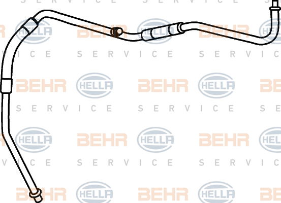 Conduite à haute/basse pression, climatisation BEHR HELLA SERVICE *** PREMIUM LINE ***