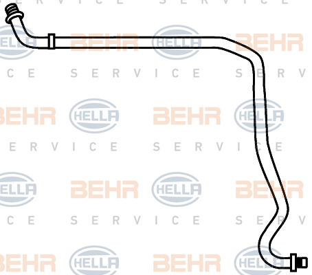 Conduite à haute/basse pression, climatisation BEHR HELLA SERVICE *** PREMIUM LINE ***