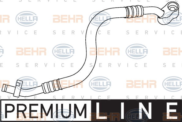 Conduite à haute pression, climatisation BEHR HELLA SERVICE *** PREMIUM LINE ***