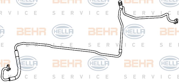 Conduite à haute pression, climatisation BEHR HELLA SERVICE *** PREMIUM LINE ***