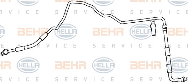 Conduite à haute pression, climatisation BEHR HELLA SERVICE *** PREMIUM LINE ***