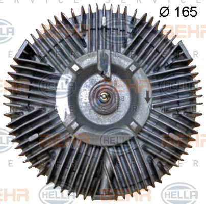 Embrayage, ventilateur de radiateur BEHR HELLA SERVICE *** PREMIUM LINE ***