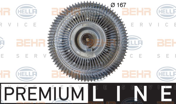 Embrayage, ventilateur de radiateur BEHR HELLA SERVICE *** PREMIUM LINE ***