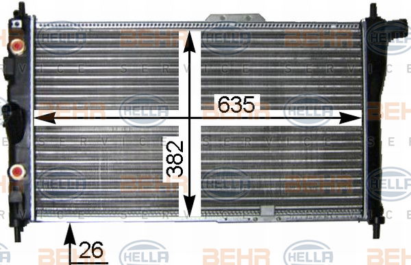 Radiateur, refroidissement du moteur