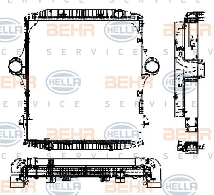 Module de refroidissement BEHR HELLA SERVICE *** PREMIUM LINE ***