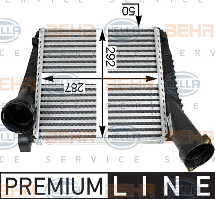 Intercooler, échangeur BEHR HELLA SERVICE *** PREMIUM LINE ***