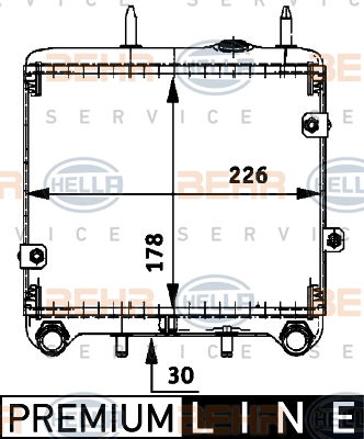 Radiateur d'huile BEHR HELLA SERVICE *** PREMIUM LINE ***