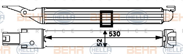 Radiateur d'huile BEHR HELLA SERVICE *** PREMIUM LINE ***