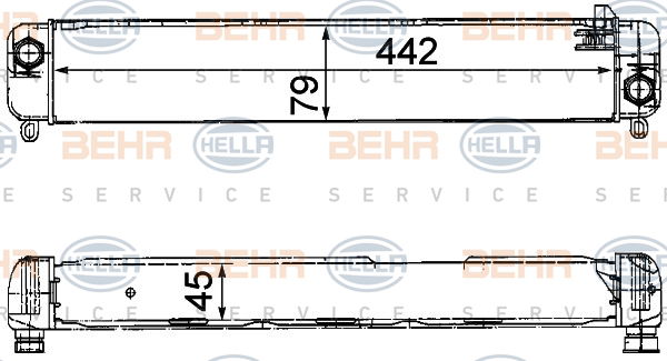 Radiateur d'huile BEHR HELLA SERVICE *** PREMIUM LINE ***