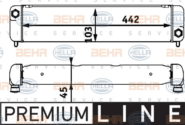 Radiateur d'huile BEHR HELLA SERVICE *** PREMIUM LINE ***
