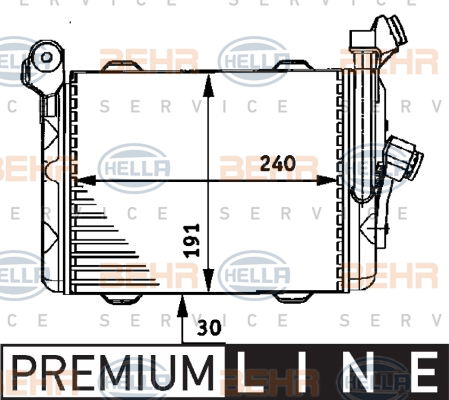 Radiateur d'huile BEHR HELLA SERVICE *** PREMIUM LINE ***