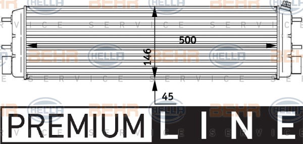 Radiateur d'huile BEHR HELLA SERVICE *** PREMIUM LINE ***