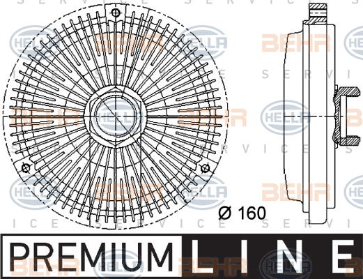 Embrayage, ventilateur de radiateur