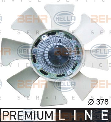 Ventilateur, refroidissement du moteur