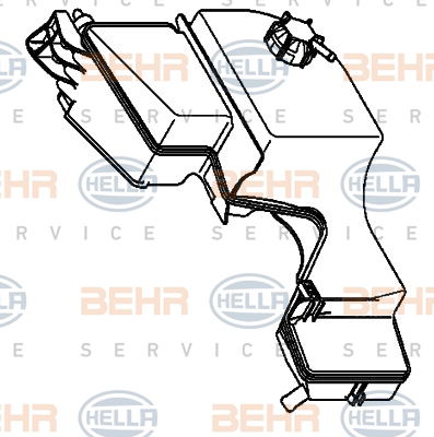 Vase d'expansion, liquide de refroidissement BEHR HELLA SERVICE *** PREMIUM LINE ***
