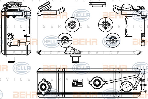 Vase d'expansion, liquide de refroidissement