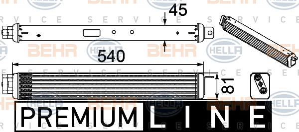 Radiateur d'huile BEHR HELLA SERVICE *** PREMIUM LINE ***