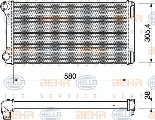 Radiateur, refroidissement du moteur