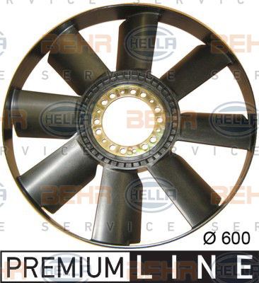 Roue du souffleur, refroidissement  du moteur BEHR HELLA SERVICE *** PREMIUM LINE ***