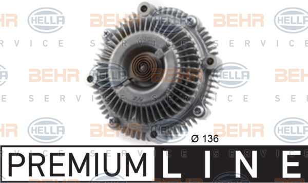 Embrayage, ventilateur de radiateur BEHR HELLA SERVICE *** PREMIUM LINE ***