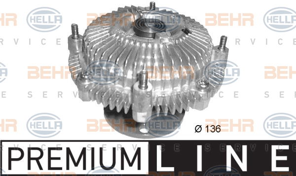 Embrayage, ventilateur de radiateur BEHR HELLA SERVICE *** PREMIUM LINE ***