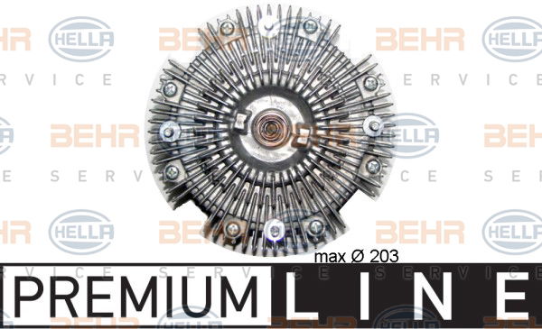 Embrayage, ventilateur de radiateur BEHR HELLA SERVICE *** PREMIUM LINE ***