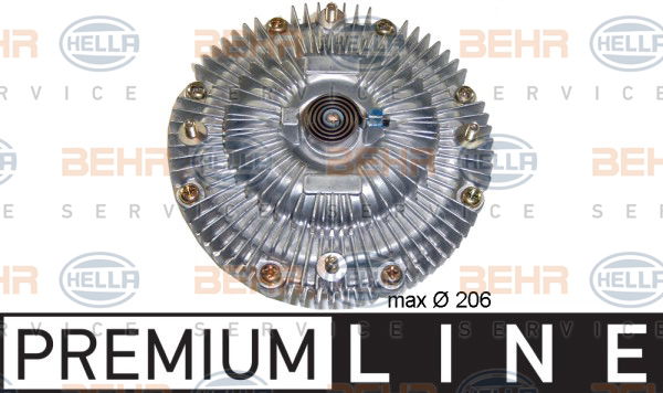 Embrayage, ventilateur de radiateur BEHR HELLA SERVICE *** PREMIUM LINE ***
