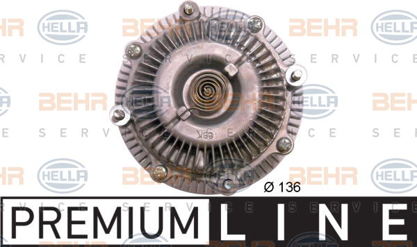 Embrayage, ventilateur de radiateur BEHR HELLA SERVICE *** PREMIUM LINE ***