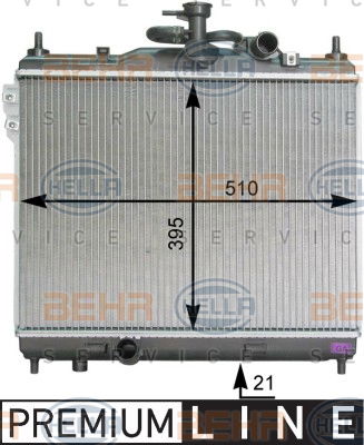 Radiateur, refroidissement du moteur