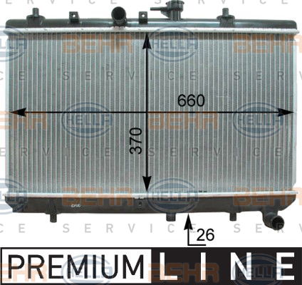 Radiateur, refroidissement du moteur