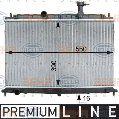 Radiateur, refroidissement du moteur