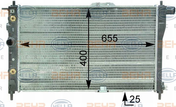 Radiateur, refroidissement du moteur