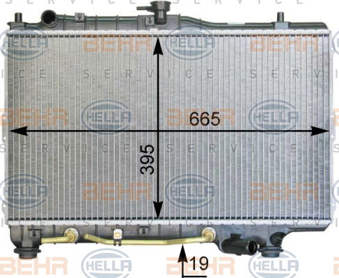Radiateur, refroidissement du moteur