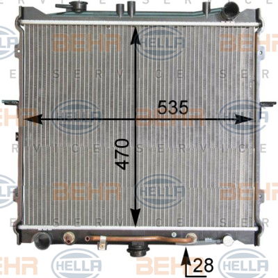 Radiateur, refroidissement du moteur